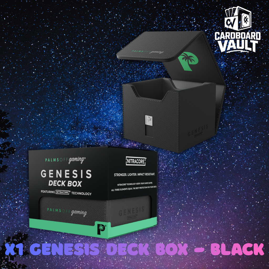 Palms Off Gaming | Genesis Deck Box - Black