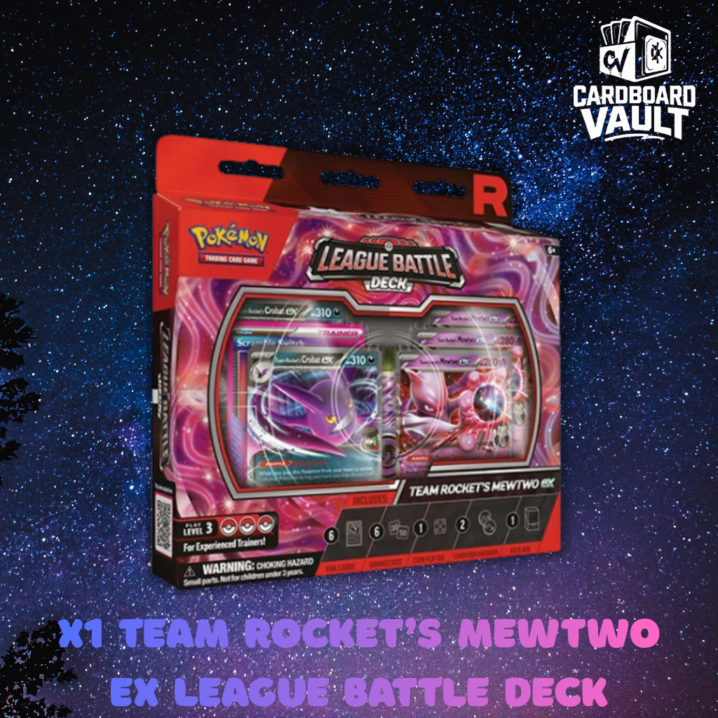 Pokémon TCG: Team Rocket’s Mewtwo ex League Battle Deck