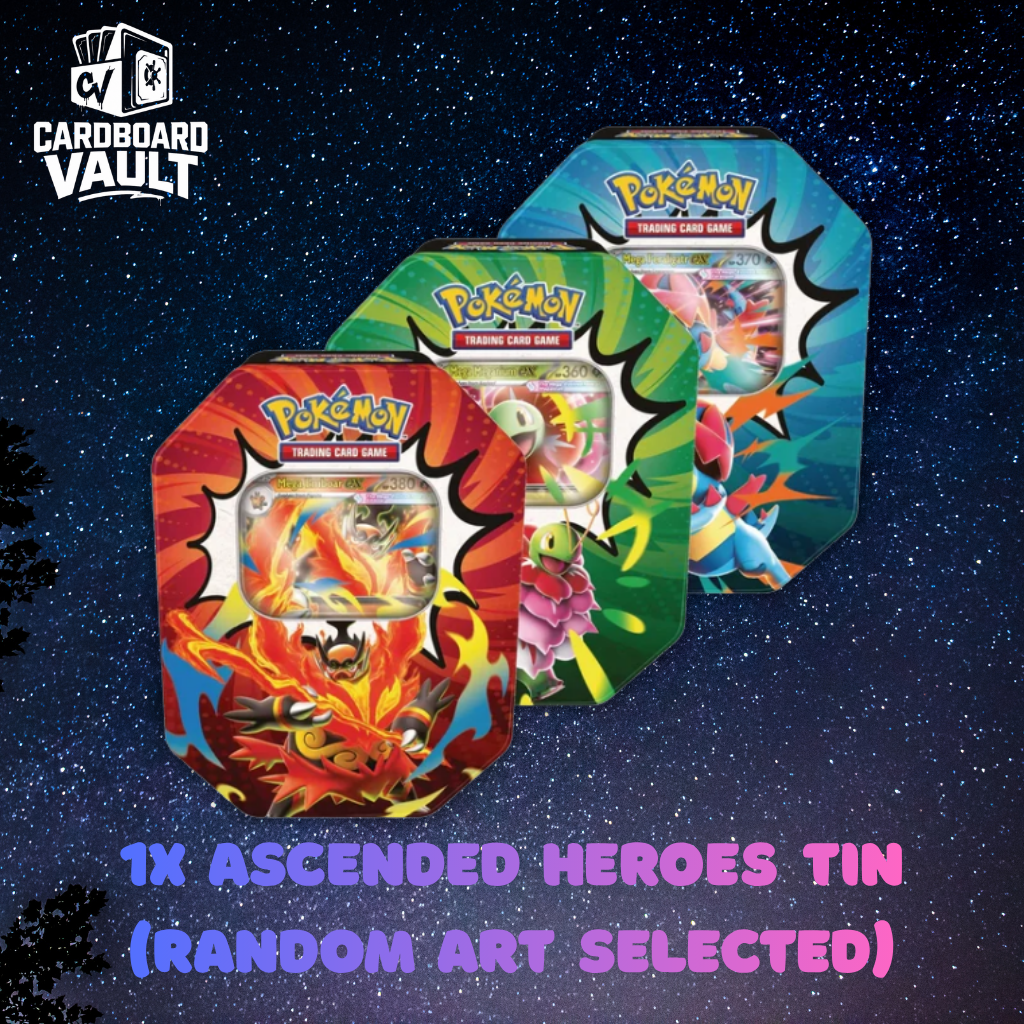 Pokémon TCG: Mega Evolution—Ascended Heroes Tin (Assorted)