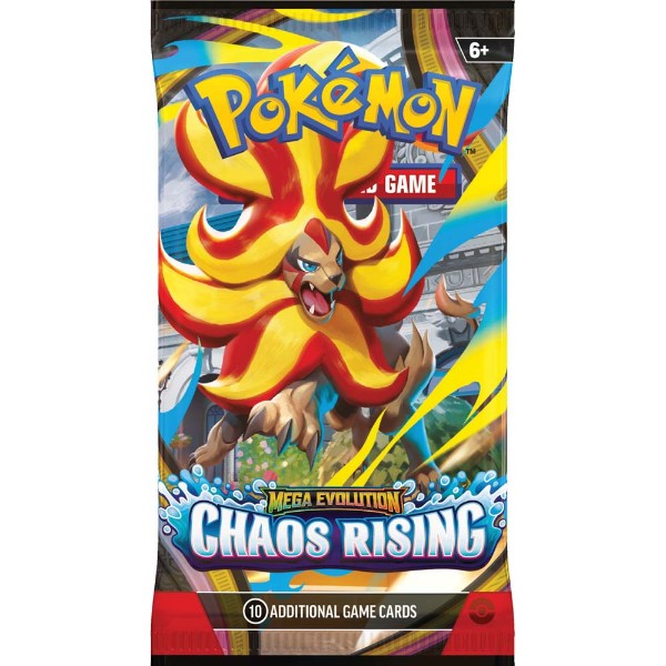 Pokemon Mega Evolution Chaos Rising Booster Pack