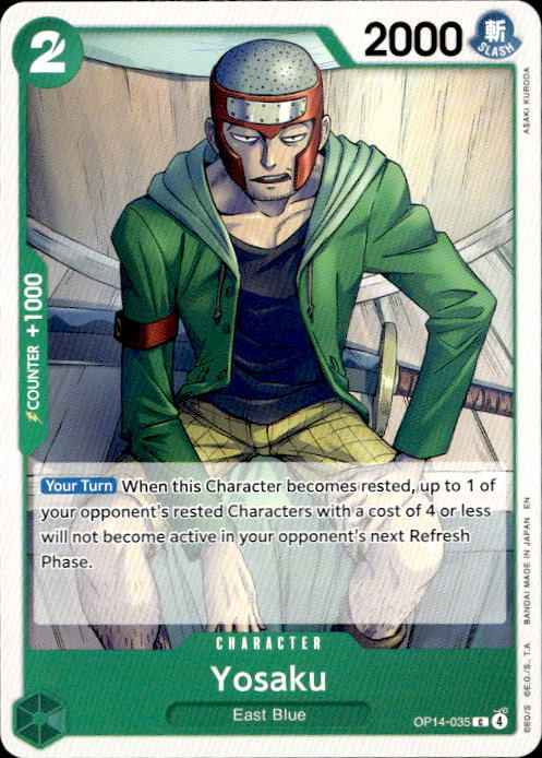 Yosaku OP14-035 Common The Azure Sea's Seven Release Event Cards One Piece NM