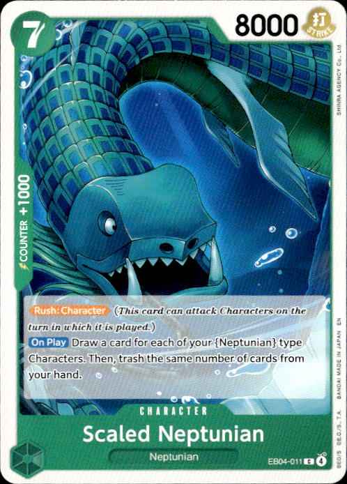 Scaled Neptunian EB04-011 Common The Azure Sea's Seven One Piece Near Mint