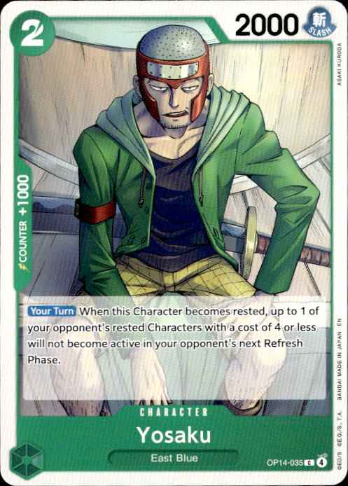 Yosaku OP14-035 Common The Azure Sea's Seven One Piece Near Mint