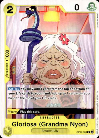 Gloriosa (Grandma Nyon) OP14-103 The Azure Sea's Seven One Piece NM