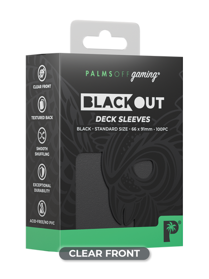 Blackout Deck Sleeves - Standard Size