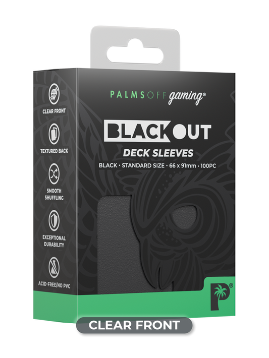 Blackout Deck Sleeves - Standard Size