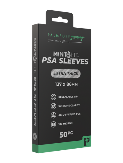 MintFit PSA Graded Card Sleeves - Extra Thick 50pc