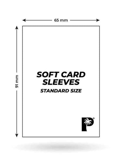 Case of Soft Card Sleeves - Standard Size - 100 units