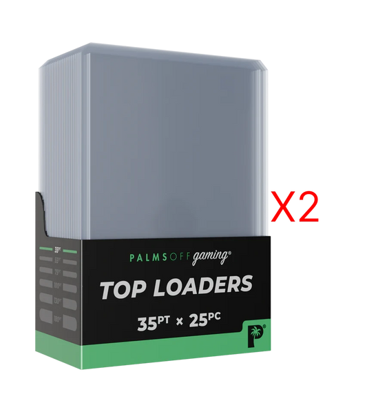 35pt Top Loaders - 25pc x2