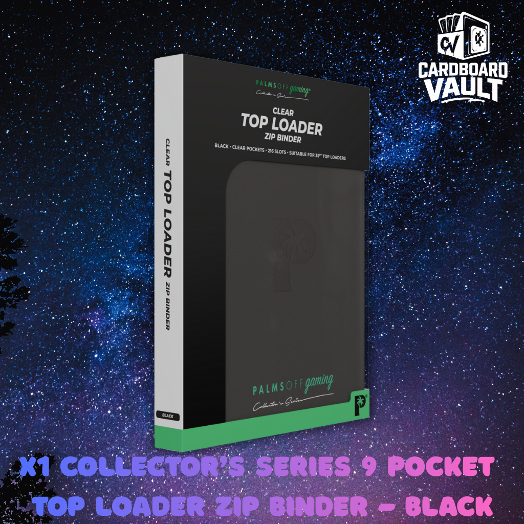 Palms Off Gaming | Collector's Series 9 Pocket Top Loader Zip Binder