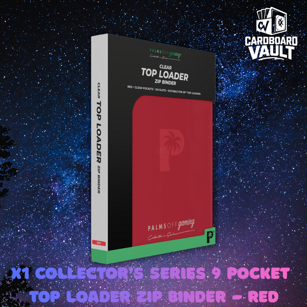 Palms Off Gaming | Collector's Series 9 Pocket Top Loader Zip Binder