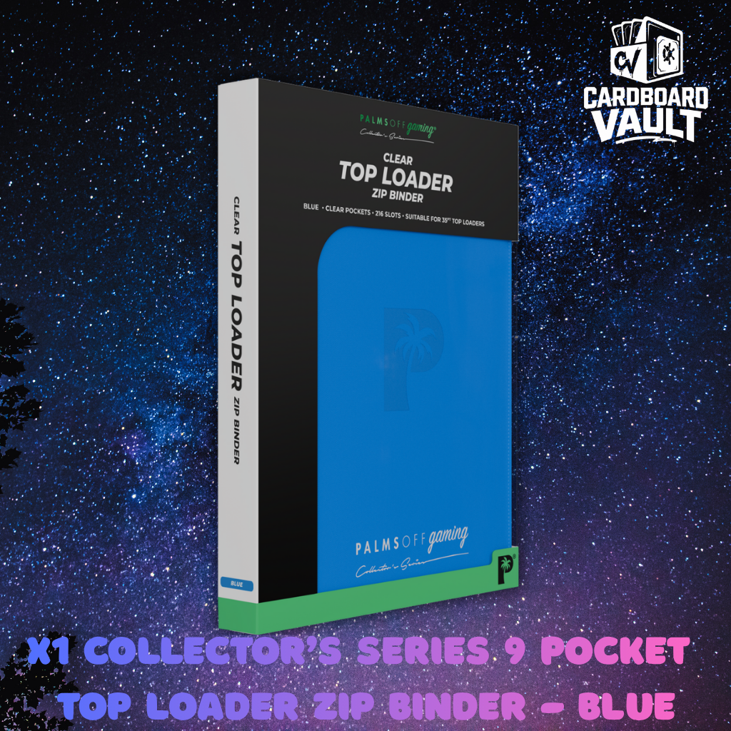 Palms Off Gaming | Collector's Series 9 Pocket Top Loader Zip Binder