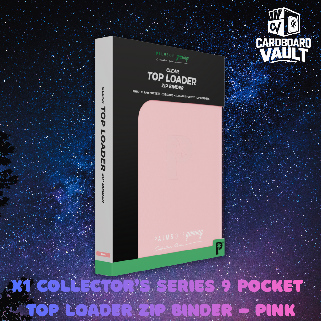 Palms Off Gaming | Collector's Series 9 Pocket Top Loader Zip Binder