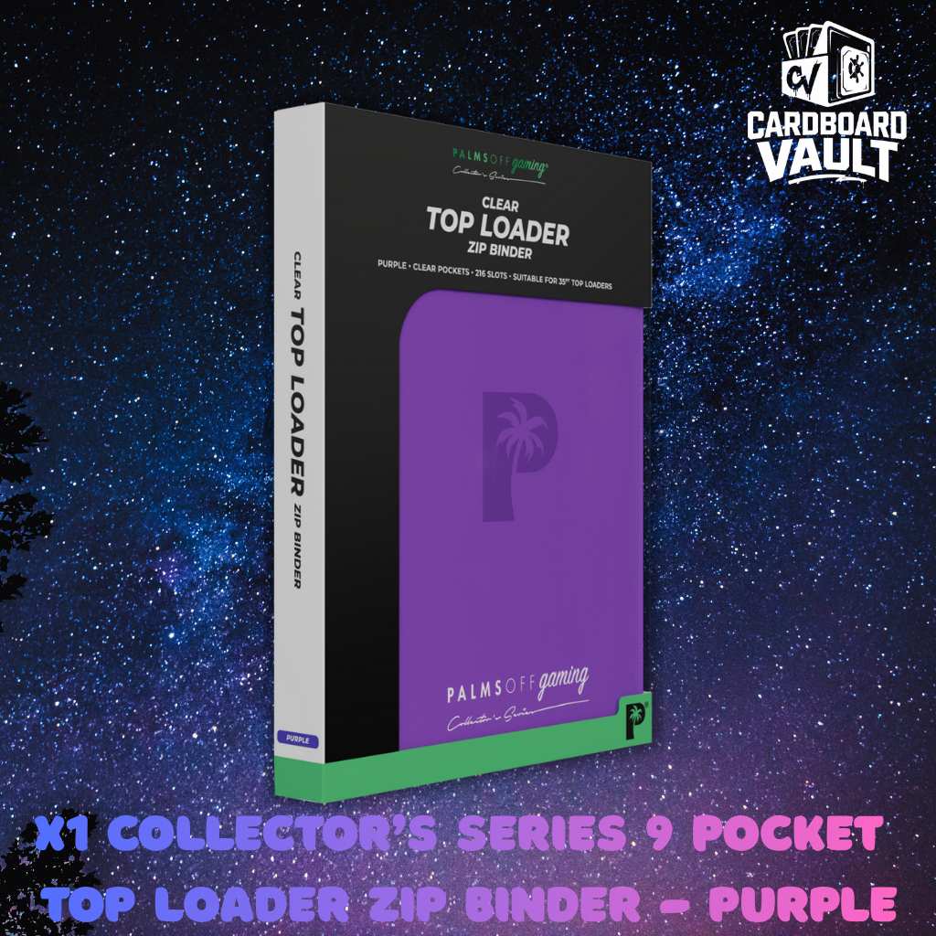 Palms Off Gaming | Collector's Series 9 Pocket Top Loader Zip Binder