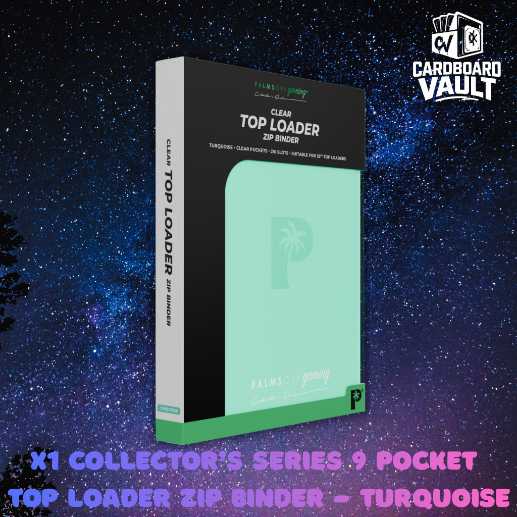 Palms Off Gaming | Collector's Series 9 Pocket Top Loader Zip Binder
