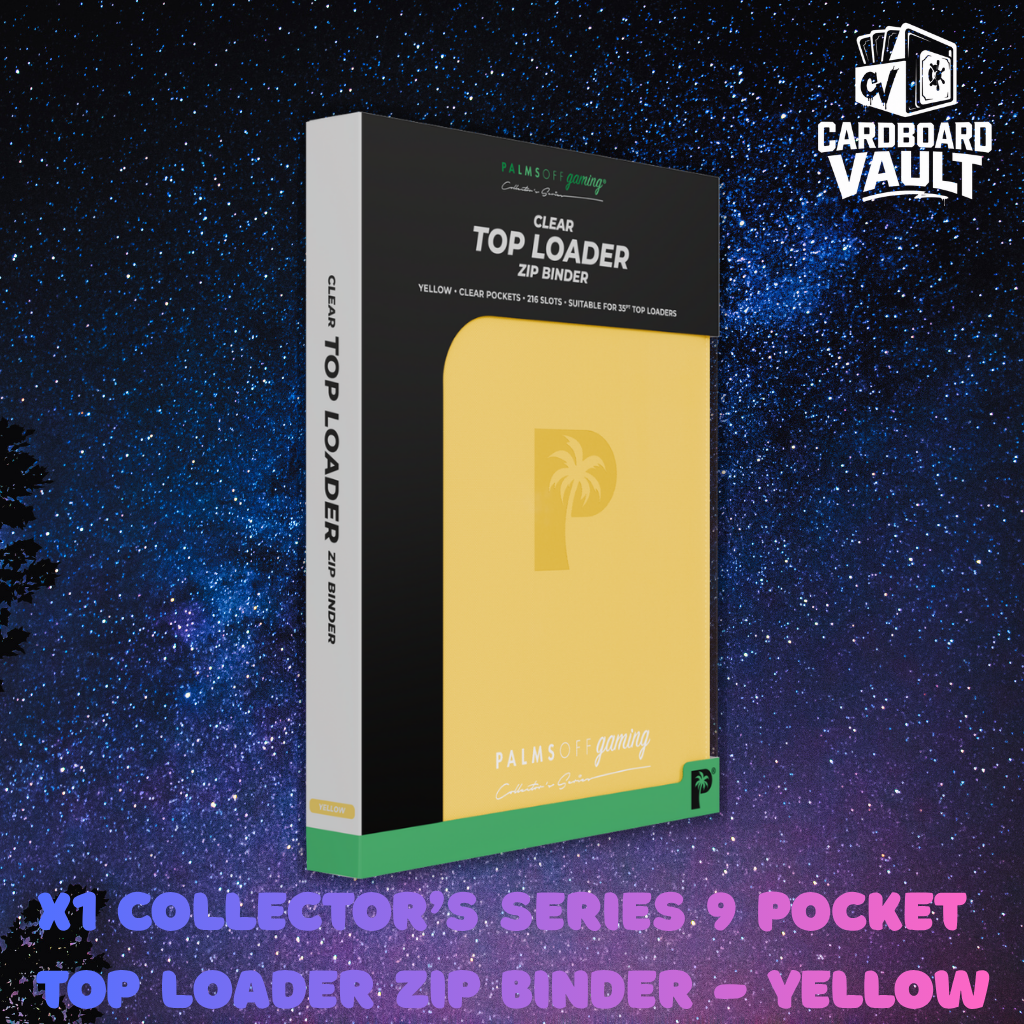 Palms Off Gaming | Collector's Series 9 Pocket Top Loader Zip Binder