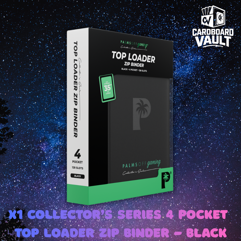 Palms Off Gaming | Collector's Series 4 Pocket Top Loader Zip Binder