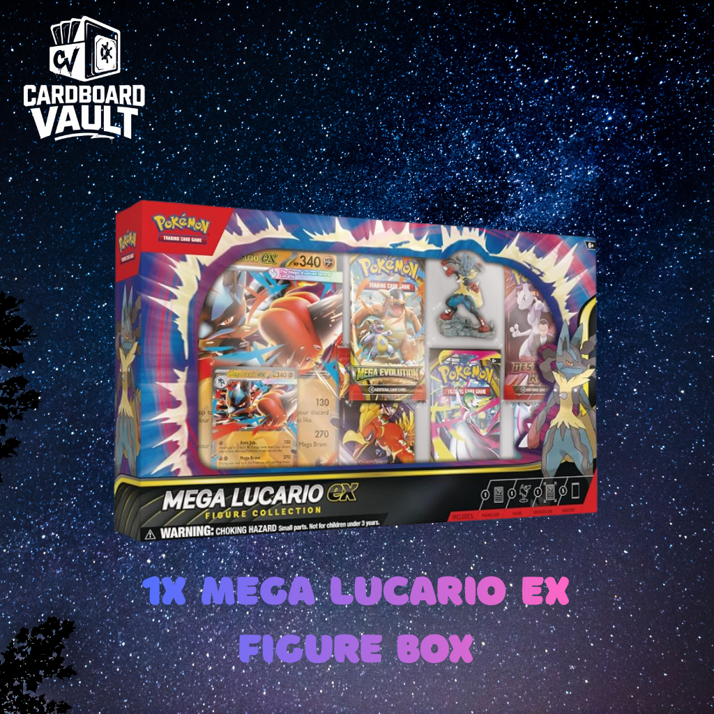 Pokemon TCG Mega Lucario ex Figure Box