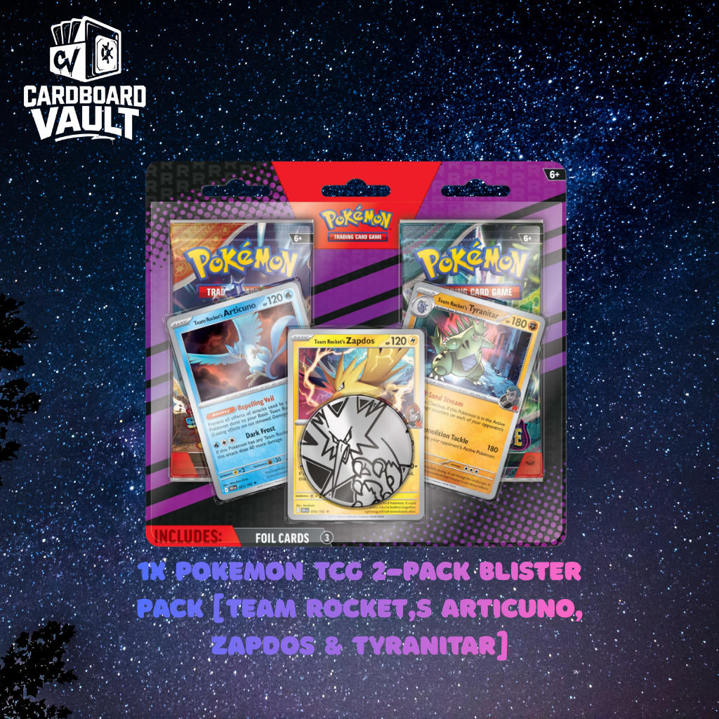 Pokemon TCG 2-Pack Blister Pack [Team Rocket's Articuno, Zapdos & Tyranitar]