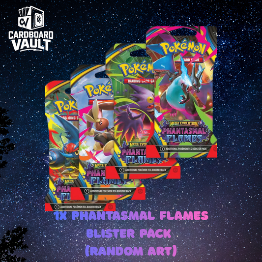 1x Phantasmal Flames blister pack  (Random Art)
