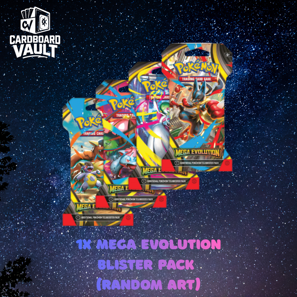 1x Mega Evolution Blister Pack  (Random Art)
