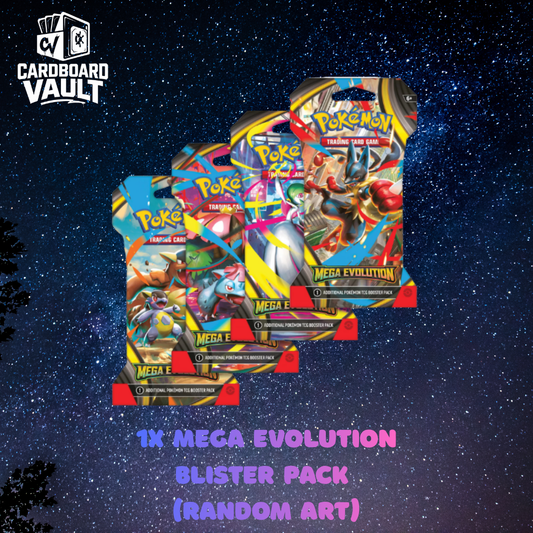 1x Mega Evolution Blister Pack  (Random Art)