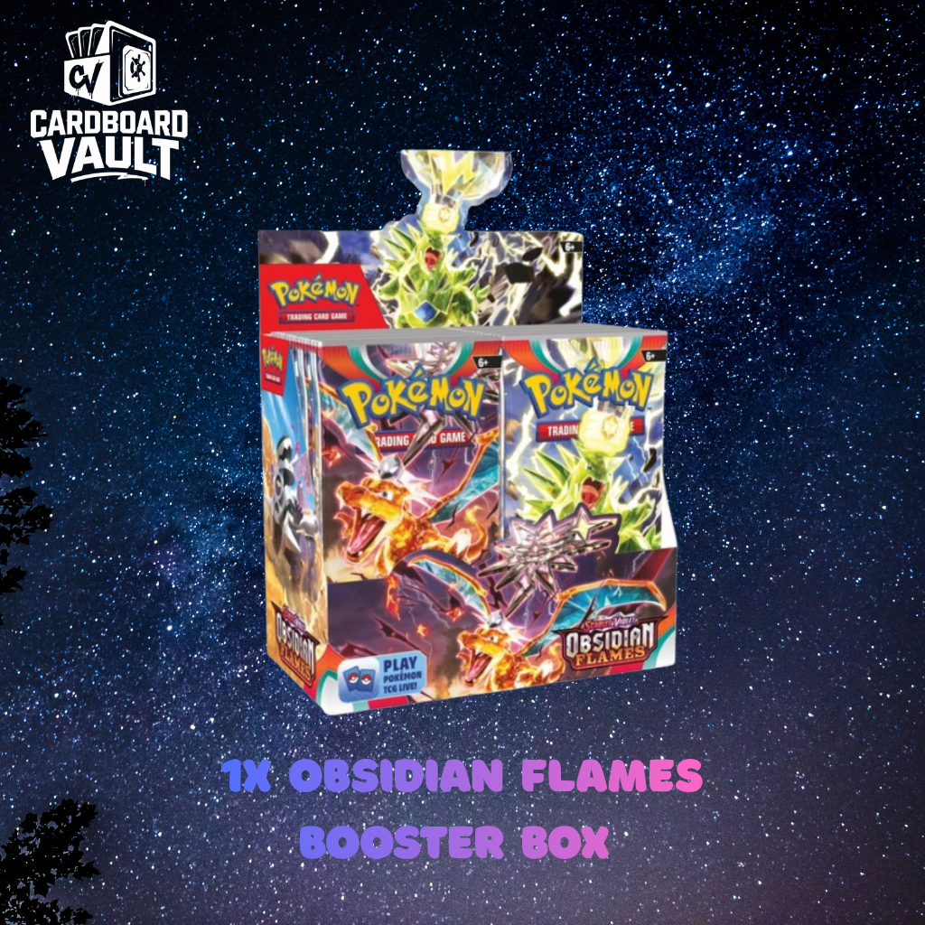 1x Obsidian Flames Booster Box