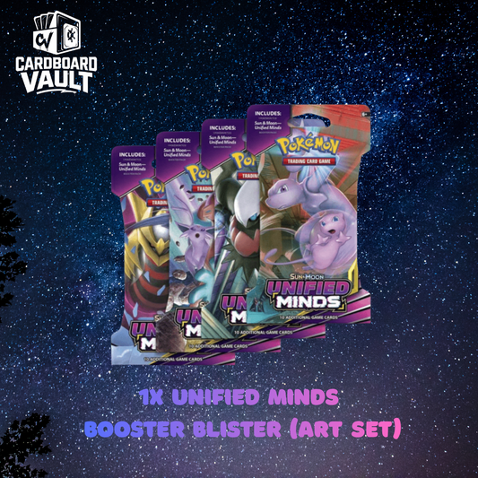 1x Pokemon TCG Sun and Moon Unified Minds Booster Blister  (Art Set)