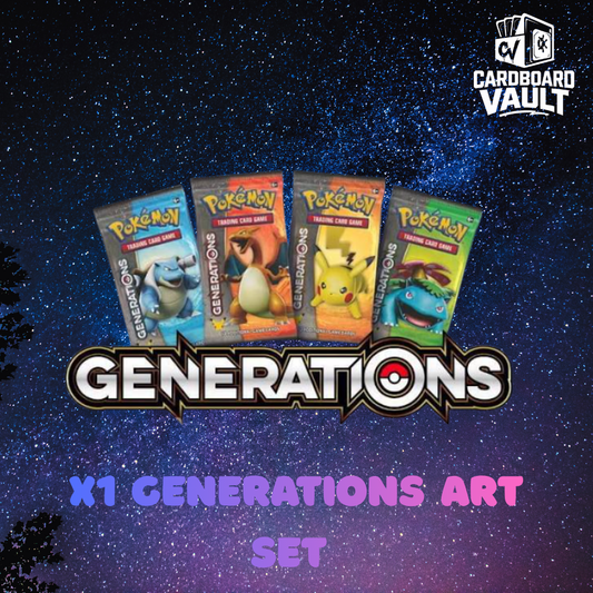 POKEMON TCG 4X GENERATIONS BOOSTER PACK FACTORY SEALED