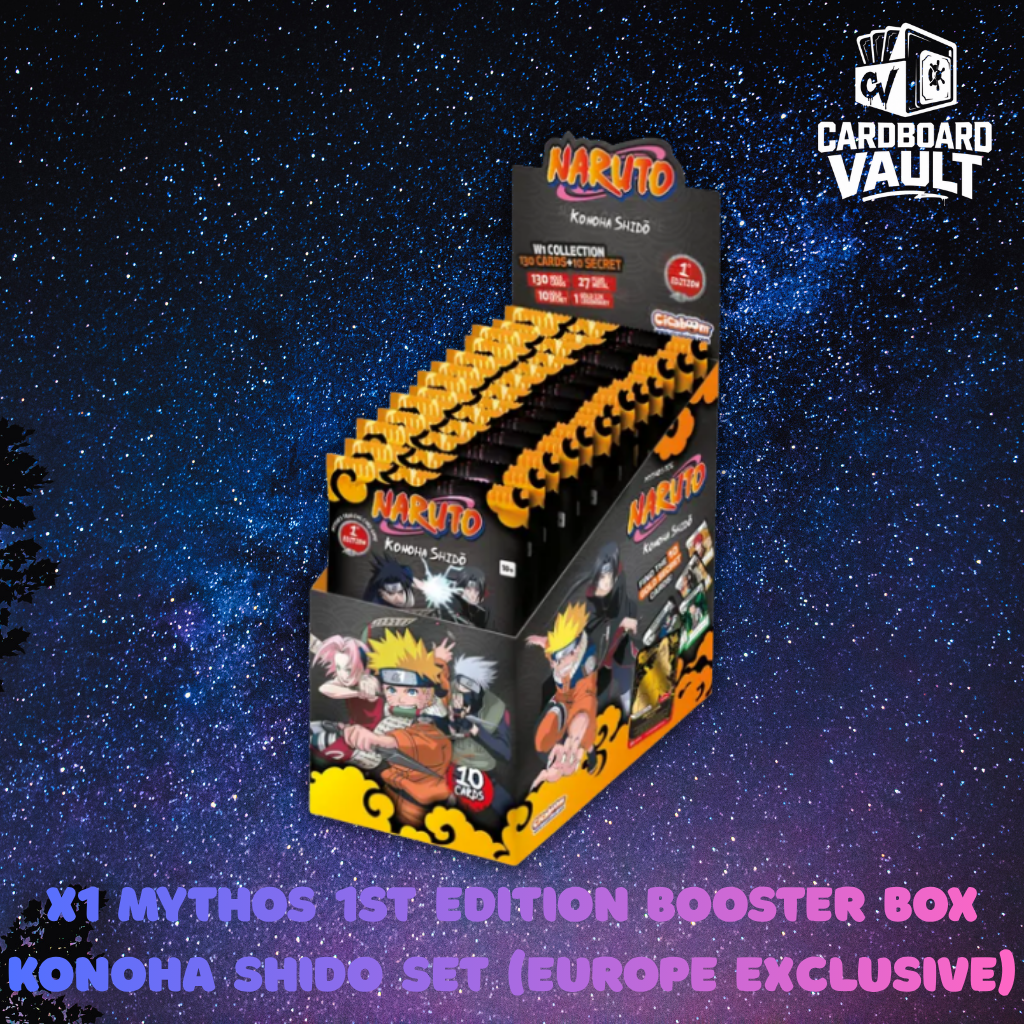 Naruto Mythos Booster Box - 1st Edition - Konoha Shido Set (Europe Exclusive)