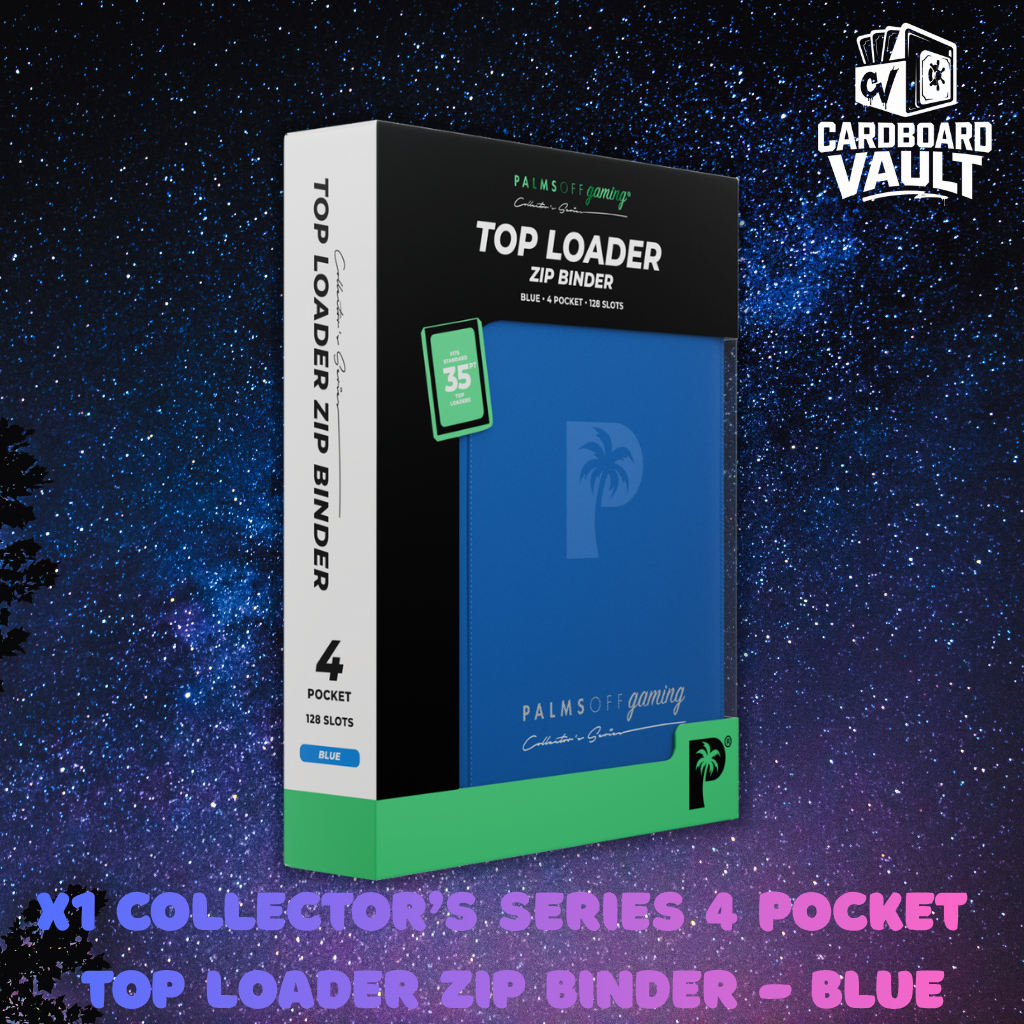 Palms Off Gaming | Collector's Series 4 Pocket Top Loader Zip Binder