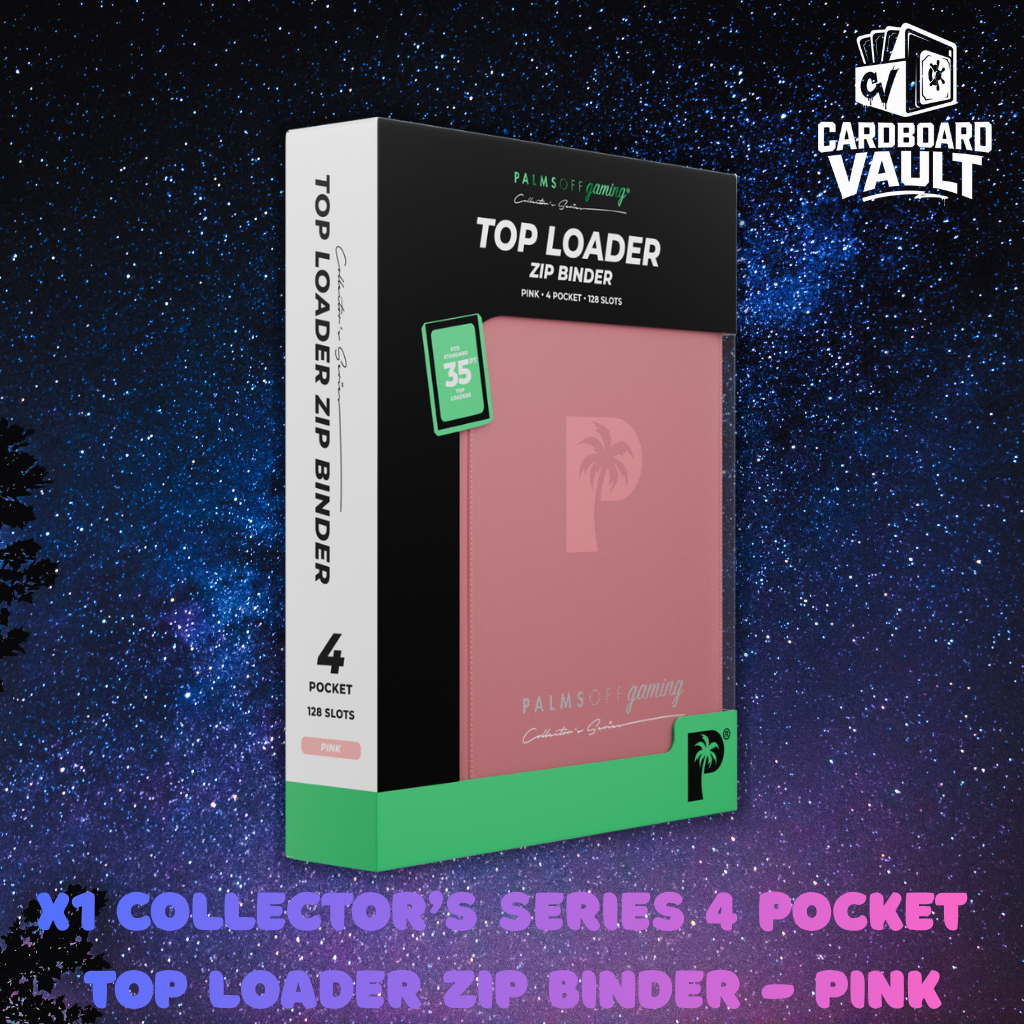 Palms Off Gaming | Collector's Series 4 Pocket Top Loader Zip Binder