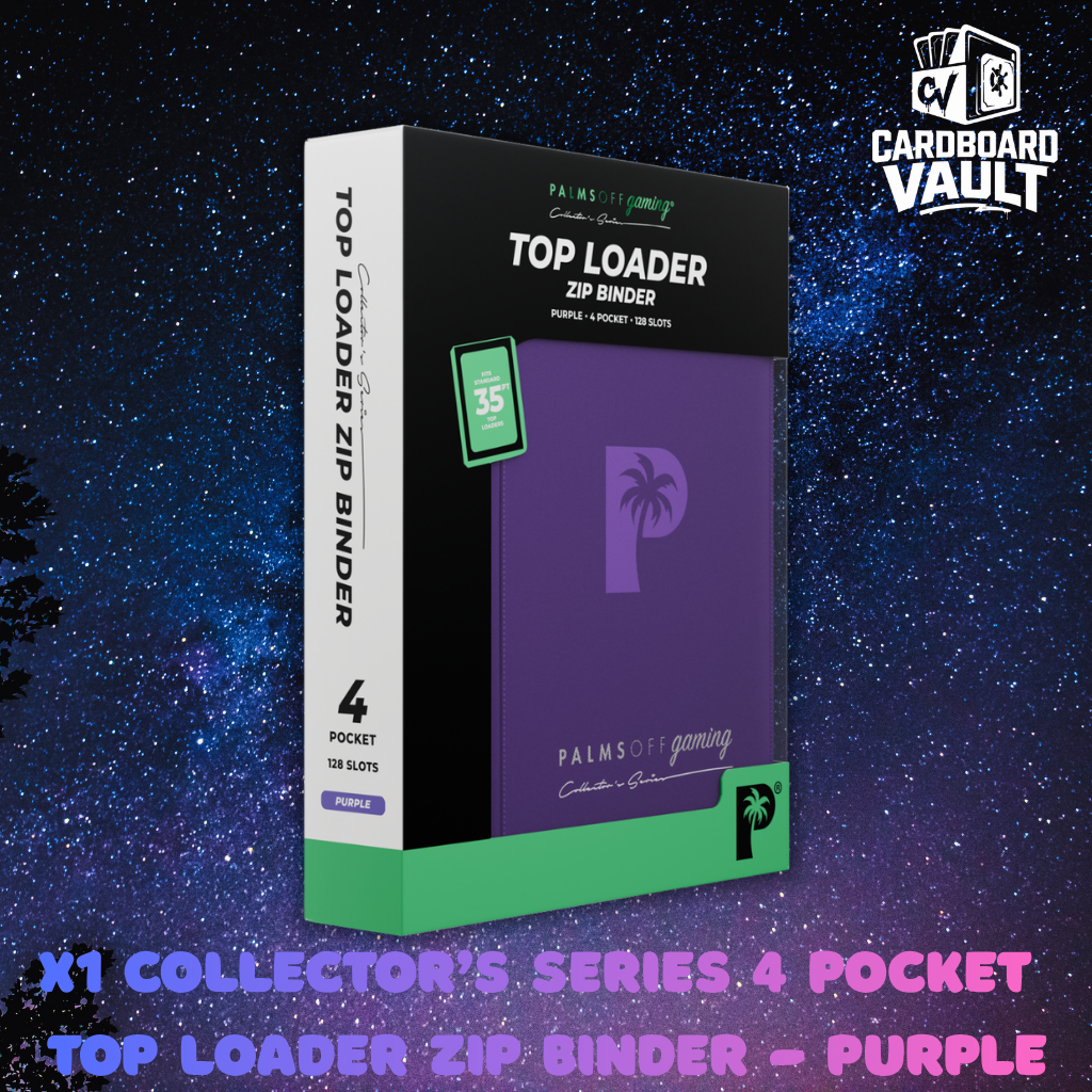 Palms Off Gaming | Collector's Series 4 Pocket Top Loader Zip Binder