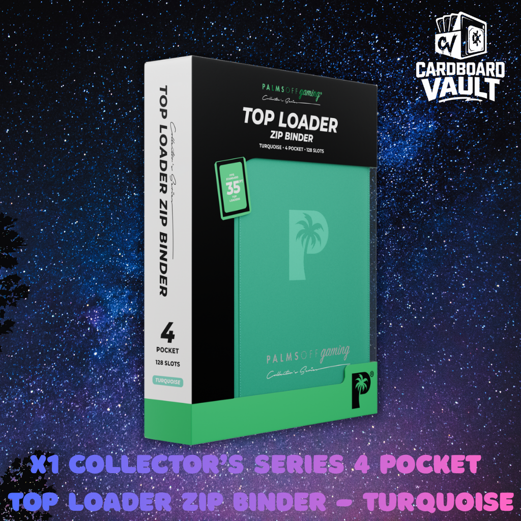 Palms Off Gaming | Collector's Series 4 Pocket Top Loader Zip Binder