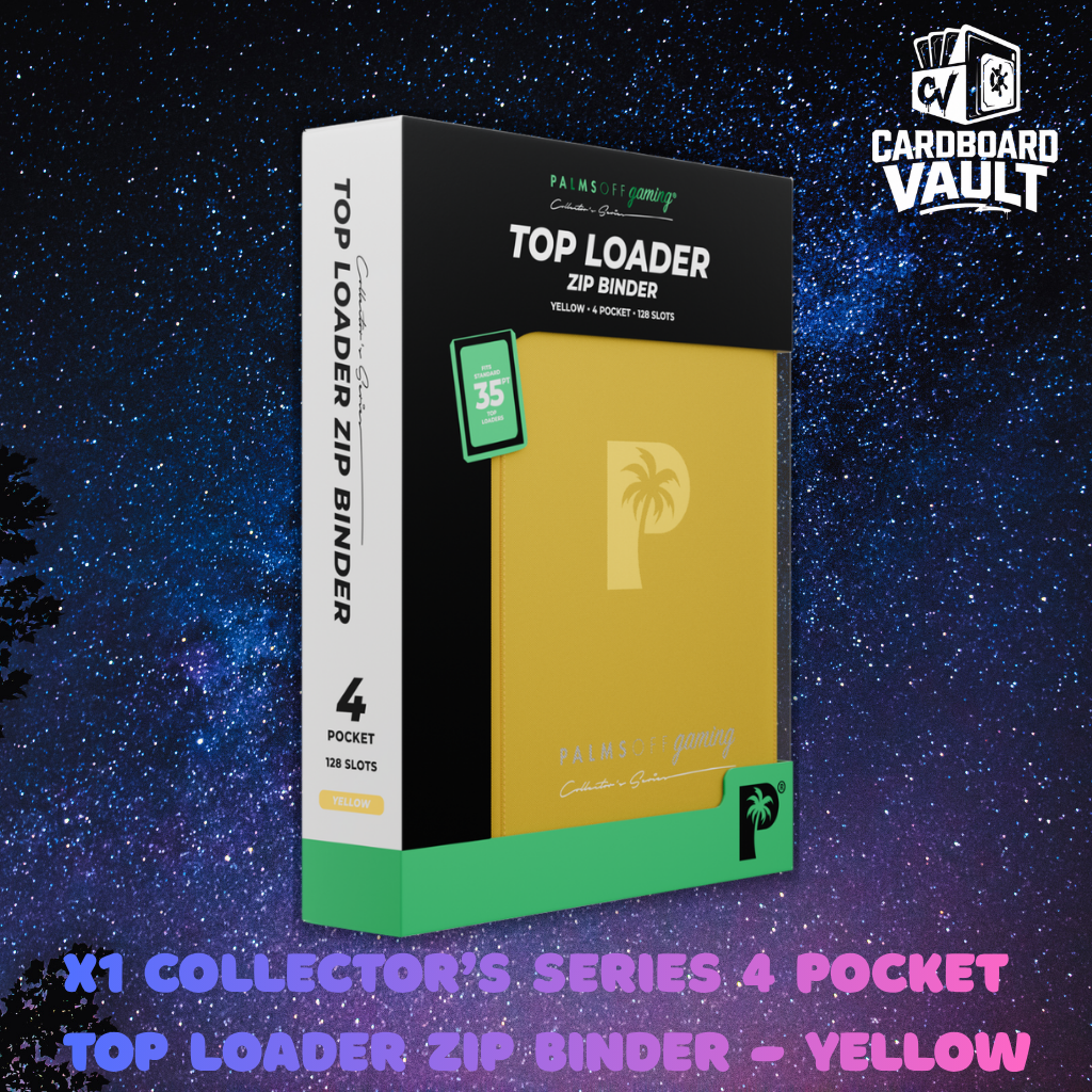 Palms Off Gaming | Collector's Series 4 Pocket Top Loader Zip Binder