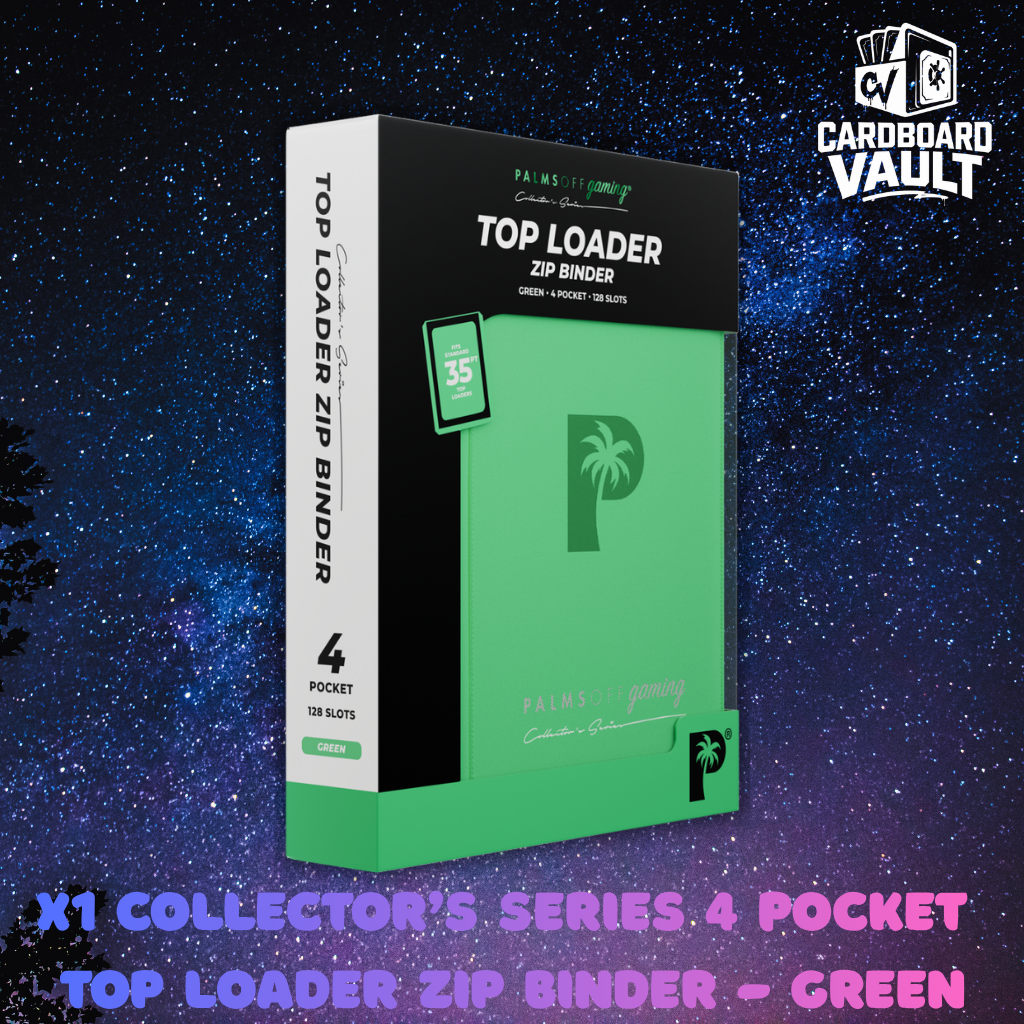 Palms Off Gaming | Collector's Series 4 Pocket Top Loader Zip Binder