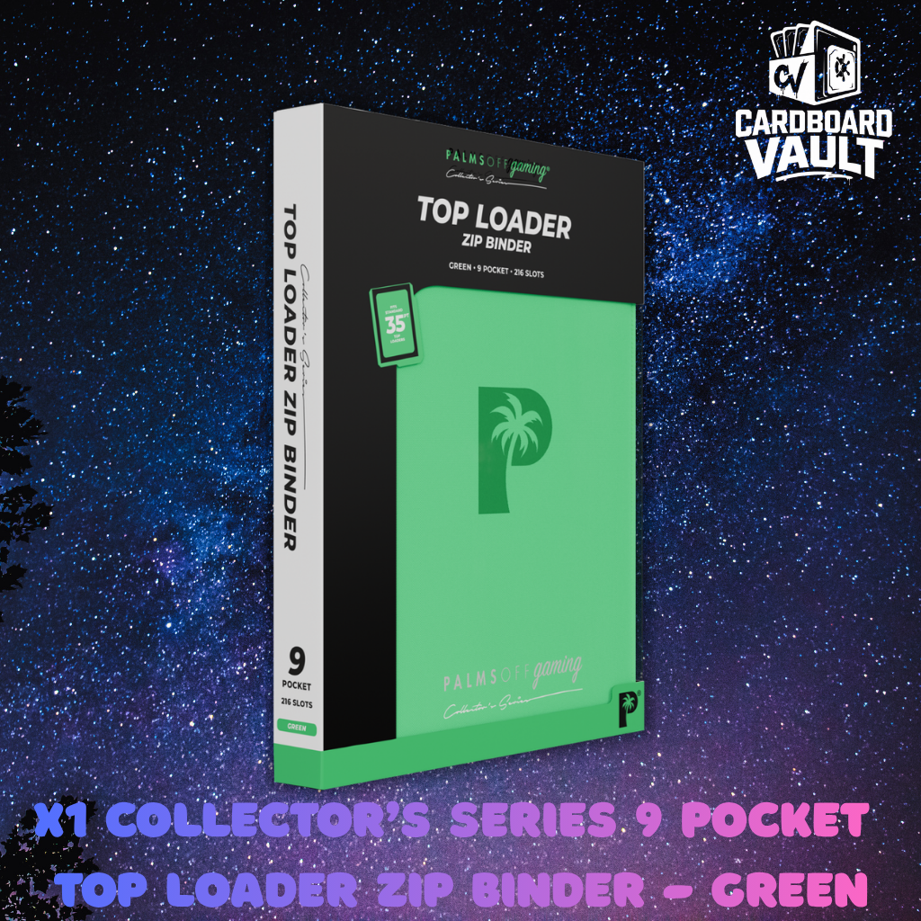 Palms Off Gaming | Collector's Series 9 Pocket Top Loader Zip Binder
