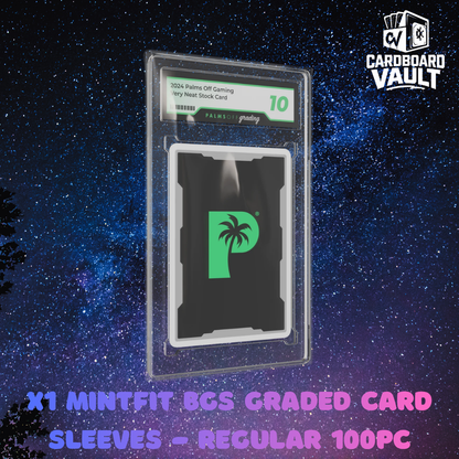 Palms Off Gaming | MintFit BGS Graded Card Sleeves - Regular 100pc