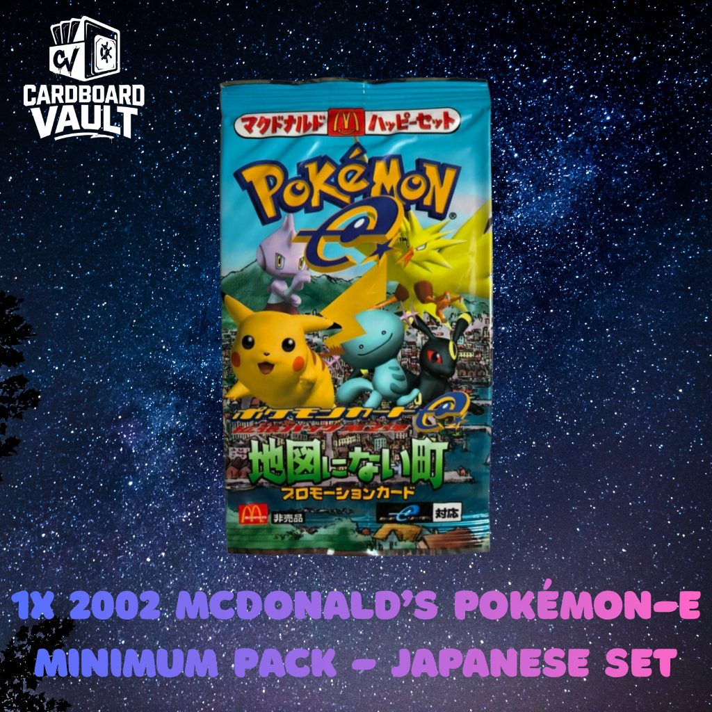 2002 McDonald's Pokémon-e Minimum Pack, Japanese