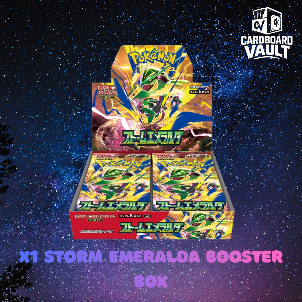 MEGA Storm Emeralda M6 Booster Box - Japanese Pokémon TCG