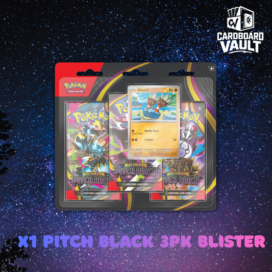 Pokémon TCG: Mega Evolution ME05 - Pitch Black 3-Pack Blister