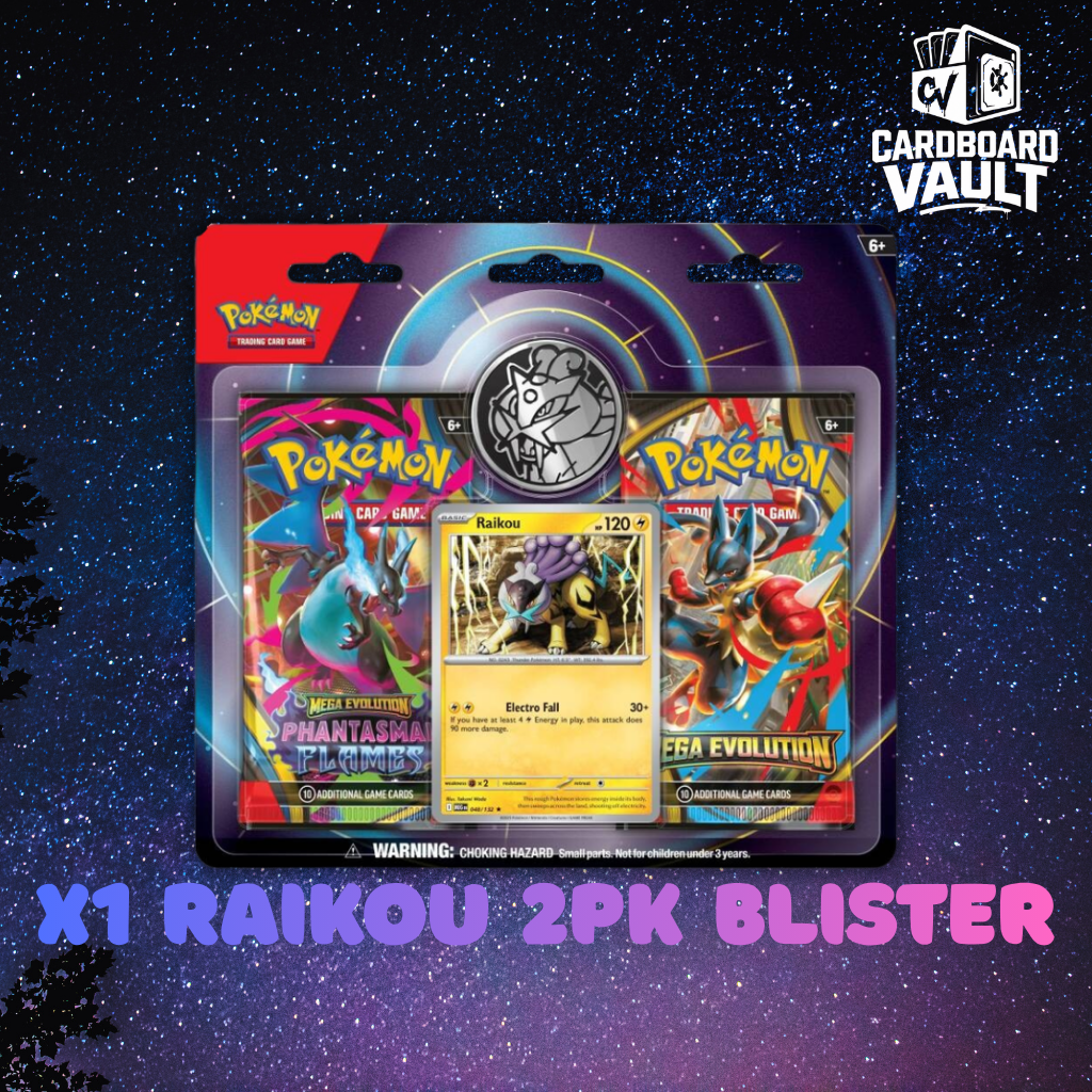 Pokémon - TCG - Raikou 2-Pack Blister