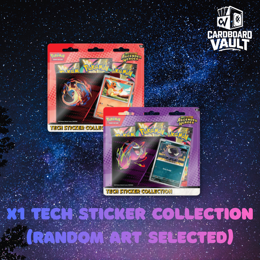 Pokemon TCG: Mega Evolutions - Ascended Heroes Tech Sticker Collection Blister Pack