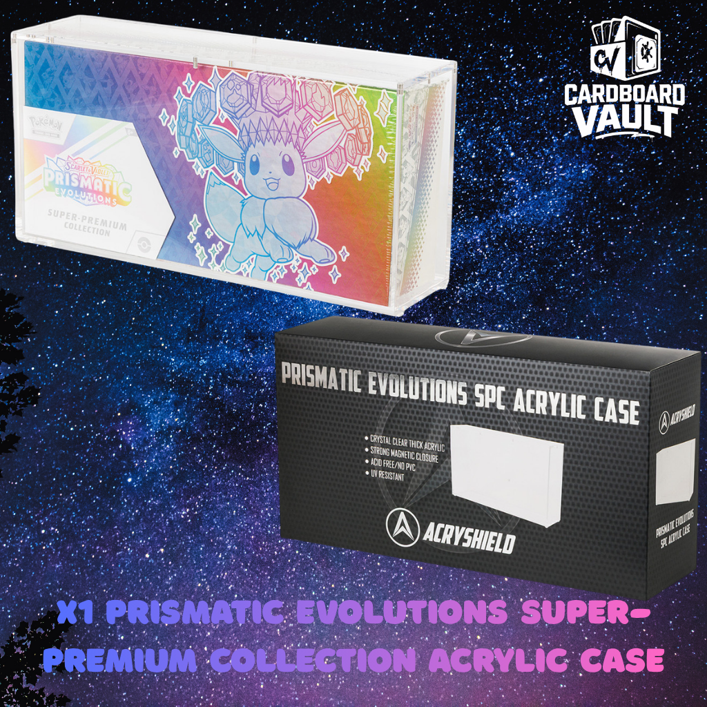 AcryShield | Prismatic Evolutions Super-Premium Collection Acrylic Case