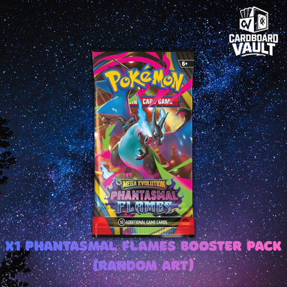 Pokémon TCG: Mega Evolution ME02 - Phantasmal Flames Booster Pack (Assorted)