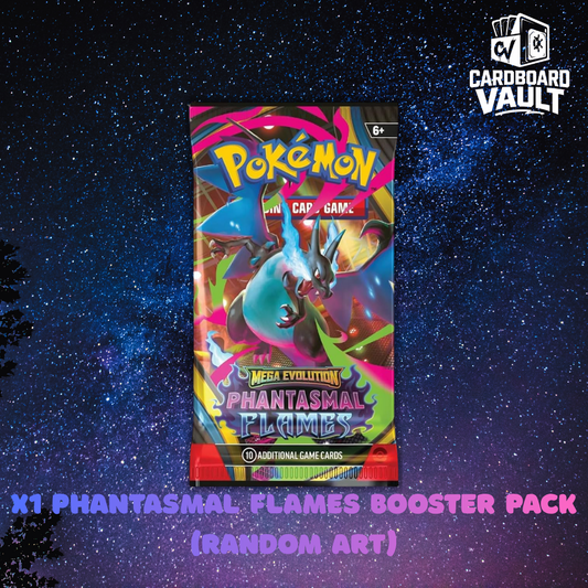 Pokémon TCG: Mega Evolution ME02 - Phantasmal Flames Booster Pack (Assorted)