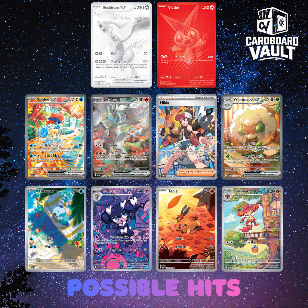 Pokemon TCG: Scarlet & Violet 10.5 - White Flare Tech Sticker Blister