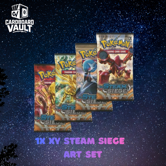Pokémon TCG: XY—Steam Siege Booster Pack Art Bundle [Set of 4]