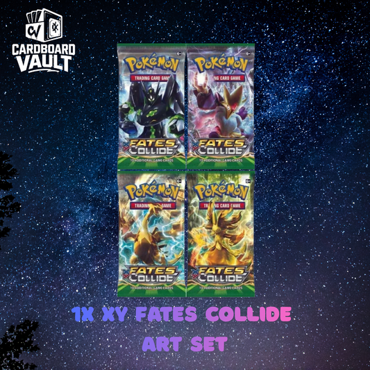 Pokémon TCG: XY—Fates Collide Booster Pack Art Bundle [Set of 4]