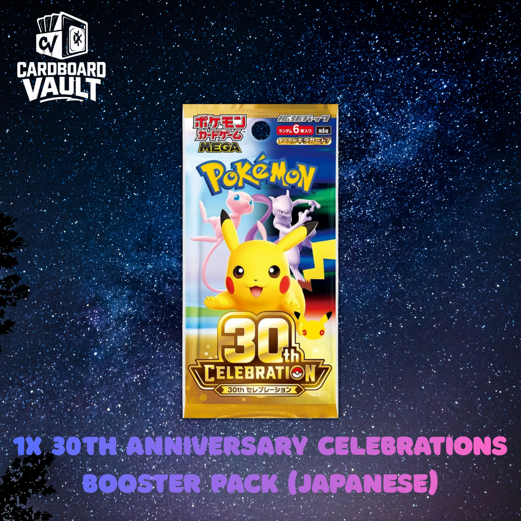 Pokémon TCG MEGA 30th Celebration M6a Japanese booster pack
